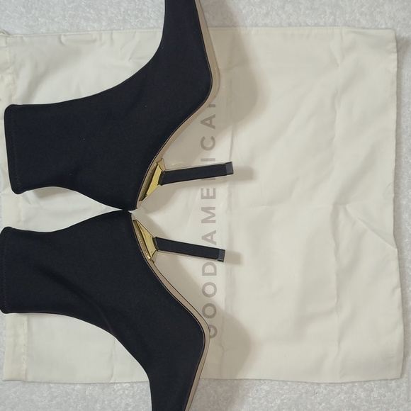 Good American Ankle Shine Neoprene Booties Size 6.5 - Picture 8 of 10